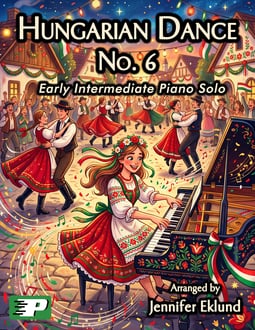 Hungarian Dance No. 6 (Early Intermediate Piano) (Digital: Single User)