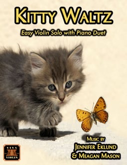 Kitty Waltz Easy Violin and Piano (Digital: Single User)