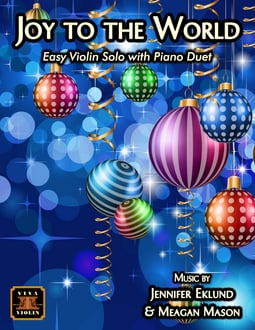 Joy to the World Easy Violin and Piano (Digital: Unlimited Reproductions)
