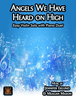 Angels We Have Heard on High Violin and Piano (Digital: Studio License)