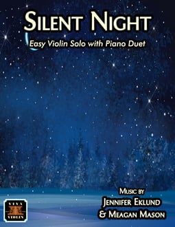 Silent Night Easy Violin and Piano (Digital: Studio License)