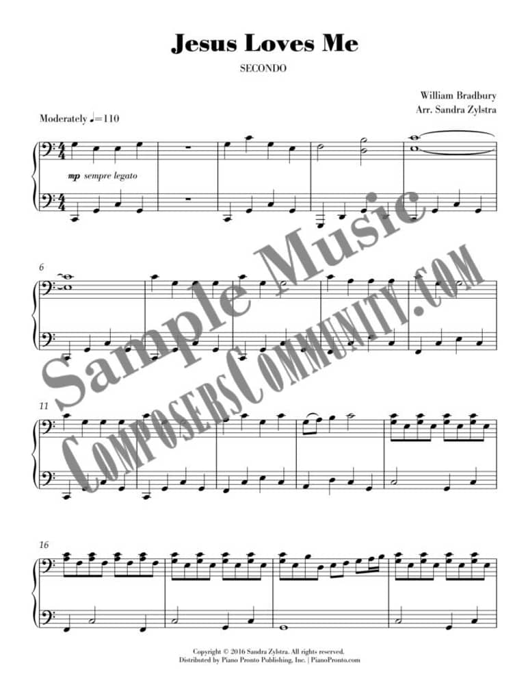 Look Inside | Jesus Loves Me | Piano Pronto Publishing