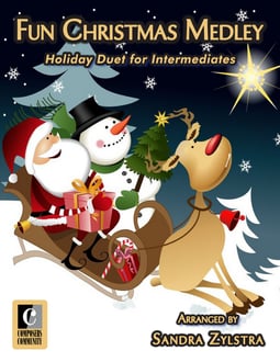 Fun Christmas Medley Evenly-Leveled Duet (Digital: Unlimited Reproductions)