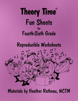 Theory Time® Reproducible Series: Fun Sheets for 4-6