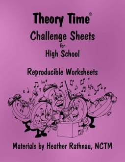 Theory Time® Reproducible Series: Challenge Sheets for High School