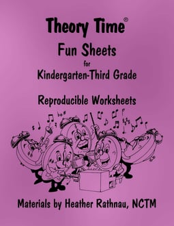 Theory Time® Reproducible Series: Fun Sheets for K-3