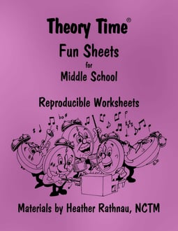 Theory Time® Reproducible Series: Fun Sheets for Middle School (Digital: Studio License)