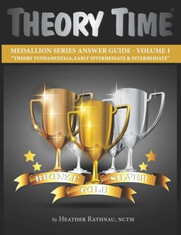 Theory Time® Medallion Series: Answer Book Volume 1 Bronze, Silver, and Gold (Hardcopy)