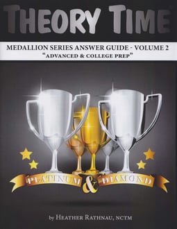 Theory Time® Medallion Series: Answer Book Volume 2 Platinum & Diamond (Hardcopy)