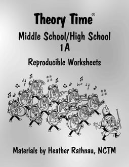 Theory Time® Reproducible Series: Middle School/High School 1A (Digital: Studio License)