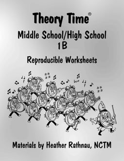 Theory Time® Reproducible Series: Middle School/High School 1B (Digital: Studio License)