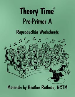 Theory Time® Reproducible Series: Pre-Primer A (Digital: Studio License)