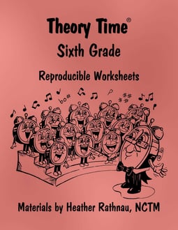 Theory Time® Reproducible Series: Sixth Grade Pack (Digital: Studio License)