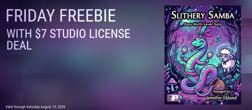 FRIDAY FREEBIE WITH $7 STUDIO LICENSE DEAL