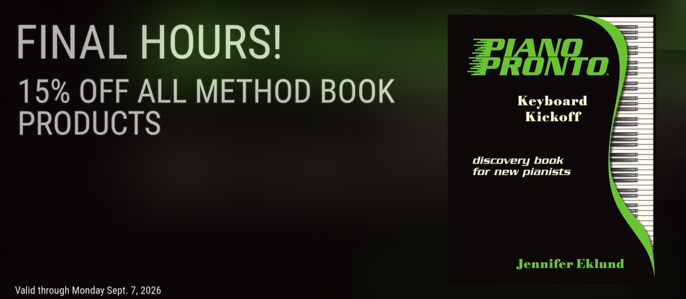 FINAL HOURS! 15% OFF ALL METHOD BOOK PRODUCTS