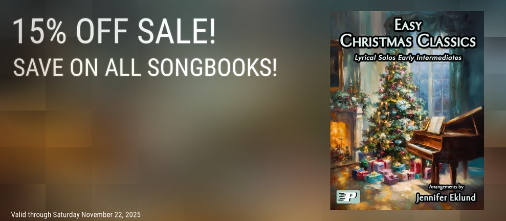 15% OFF SALE! SAVE ON ALL SONGBOOKS!