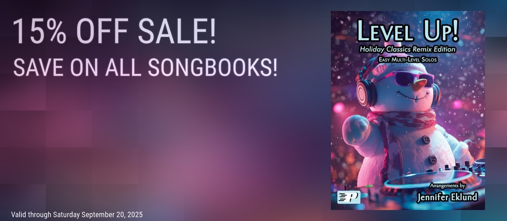 15% OFF SALE! SAVE ON ALL SONGBOOKS!