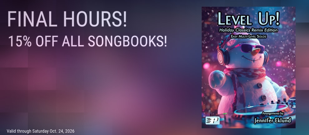 FINAL HOURS! 15% OFF ALL SONGBOOKS!