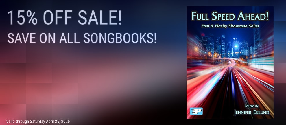 15% OFF SALE! SAVE ON ALL SONGBOOKS!