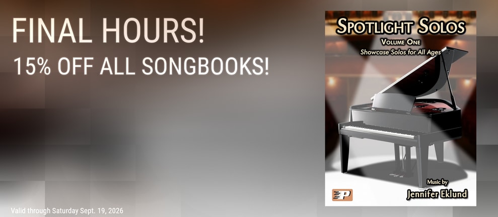 FINAL HOURS! 15% OFF ALL SONGBOOKS!