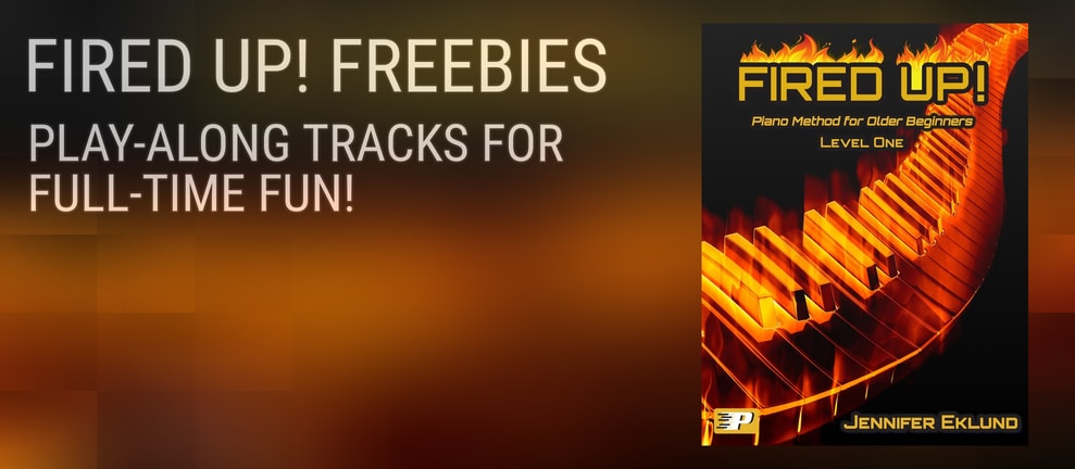 FIRED UP! FREEBIES PLAY-ALONG TRACKS FOR FULL-TIME FUN!