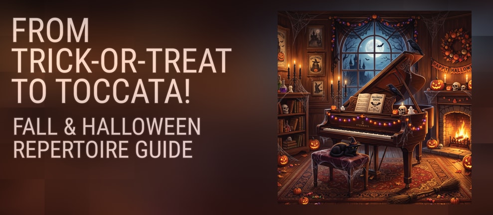 FROM TRICK-OR-TREAT TO TOCCATA! FALL & HALLOWEEN REPERTOIRE GUIDE