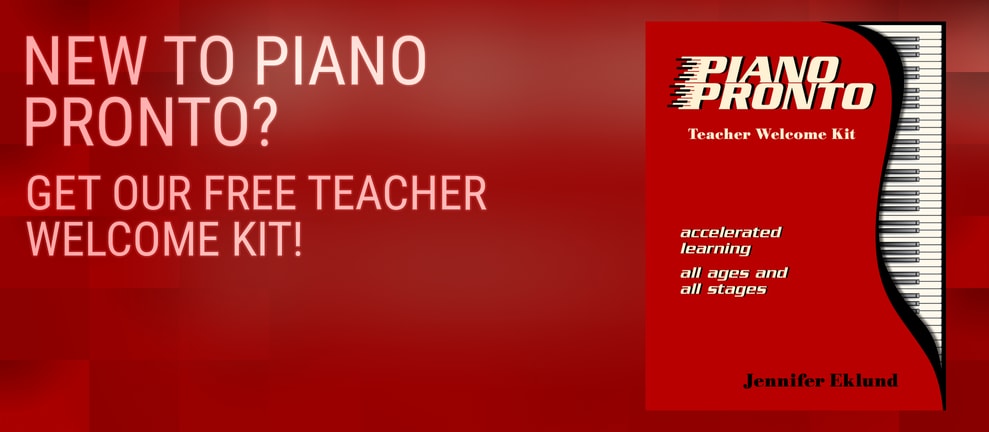 NEW TO PIANO PRONTO? GET OUR FREE TEACHER WELCOME KIT!
